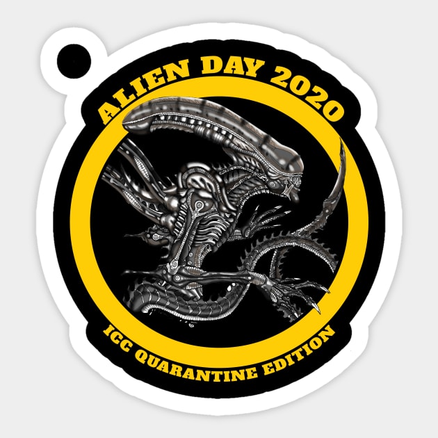 Perfect Organism Alien Day 2020 T-Shirt Sticker by Perfect Organism Podcast & Shoulder of Orion Podcast